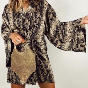 NWT — Snakeprint Mini Dress